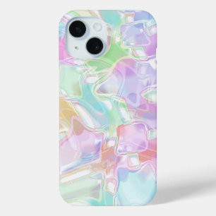 Pretty Cute Colourful Futuristic Swirls Art Patter iPhone 15 Case