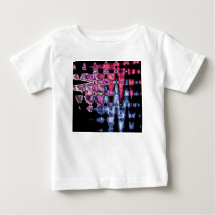 Pretty Cute Purple Ash Grey and Black Watercolors Baby T-Shirt