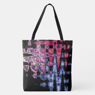 Pretty Cute Purple Ash Grey and Black Watercolors  Tote Bag
