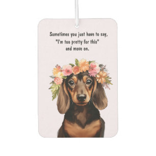 Pretty Dachshund Air Freshener