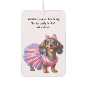 Pretty Dachshund Air Freshener