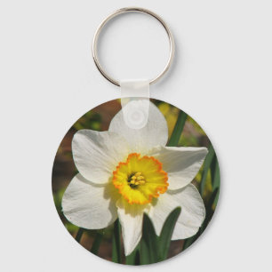Pretty Daffodil Keychain