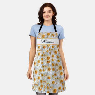 Pretty Daffodil Thank You Apron