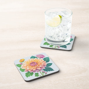 Pretty Dahlia Coaster