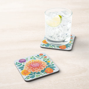 Pretty Dahlia Coaster