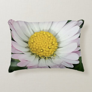 Pretty daisy accent pillow