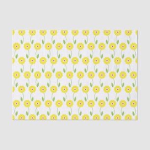 Pretty Daisy Pattern Tissue / Craft Paper