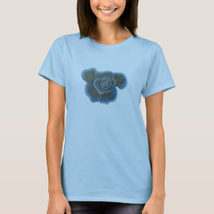 Pretty Dark Blue Rose Painting Tshirts