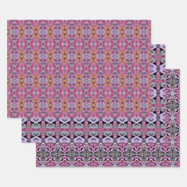 Pretty Decorative Paper Gift Wrap Or Drawer Liners (Set)