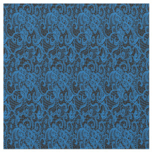 Pretty Delicate Blue Lace Fabric