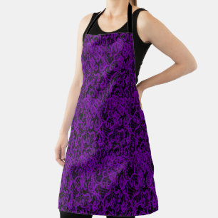 Pretty Delicate Purple Lace Apron
