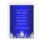Pretty Diamond Bow Royal Blue Sweet 16 Invite