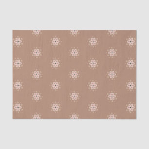 Pretty dusty rose daisies tissue paper