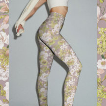Pretty Elegant Light Green Neutral Floral Pattern