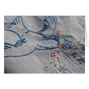 Pretty Embroidery Bird