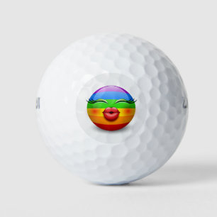 Pretty Emoji Golf Balls