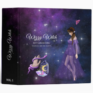 Pretty Esoteric Witches Grimoire Witchcraft Binder