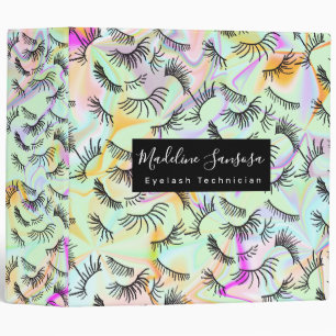 Pretty Eyelash Technician Hologram Eyelashes Binder
