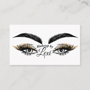 Pretty Eyes Beauty Salon Makeup Eyelashes Lashes Business Card
