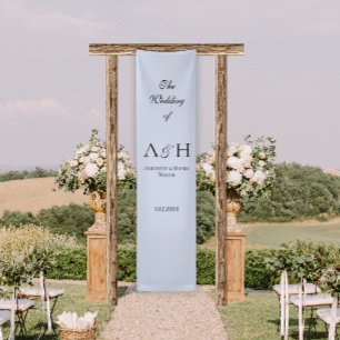 Pretty Fabric Wedding Welcome Banner - Lavender
