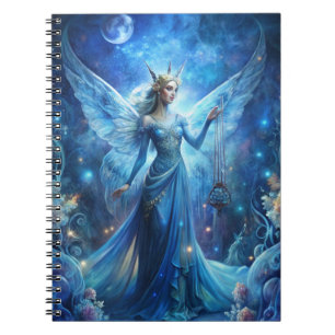 Pretty Fairy in Blue Notebook