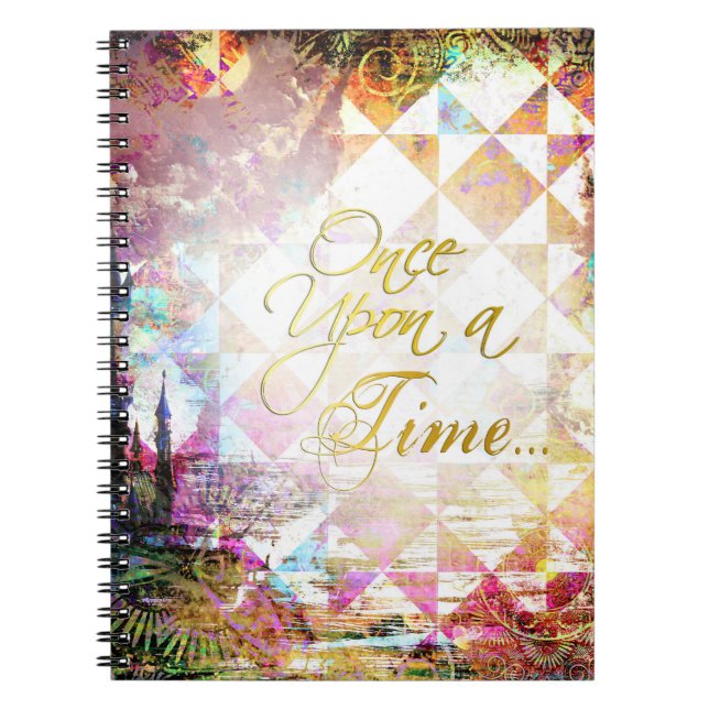 Pretty Fairytale Once Upon a Time Notebook (Front)