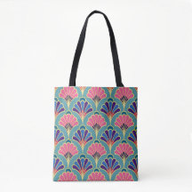 Pretty Fan Style Tote Bag