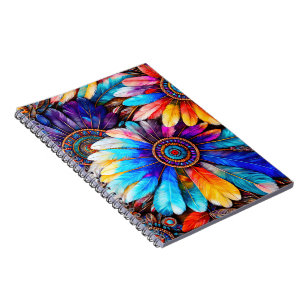 Pretty Feathers Notebook