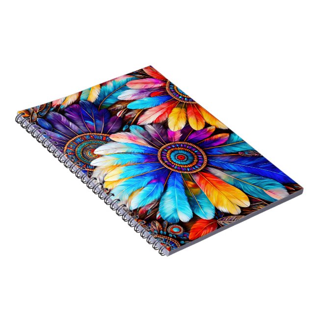 Pretty Feathers Notebook (Right Side)