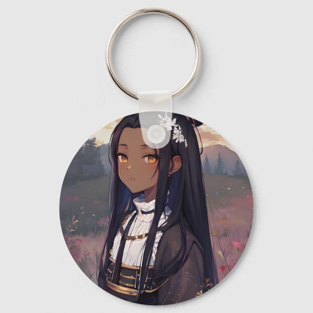 Pretty femboy  keychain (Front)