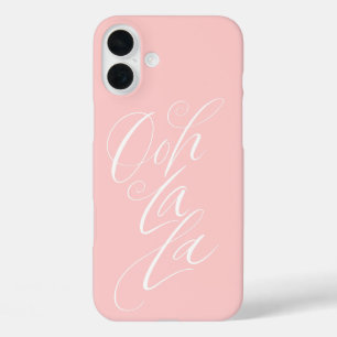 Pretty Femine - Ooh La La - Sensuous Lettering iPhone 16 Plus Case