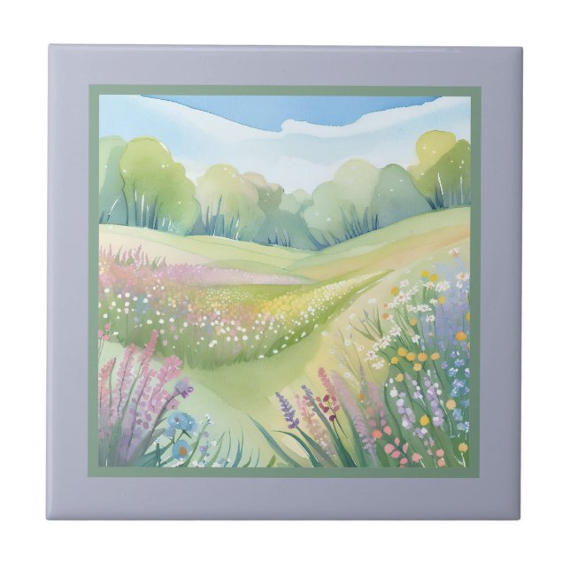 Pretty Field Tile (Front)