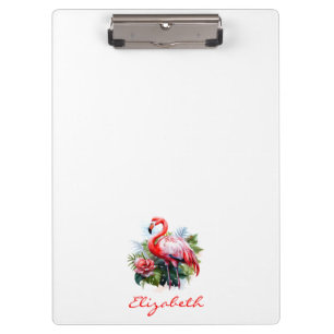 Pretty Flamingo Clipboard