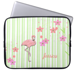 Pretty Flamingo Laptop Cover