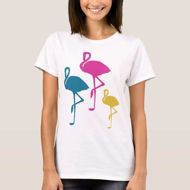 Pretty Flamingo T Shirt (Front)
