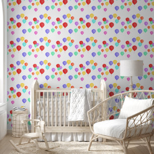 Pretty Floating Balloons Wallpaper