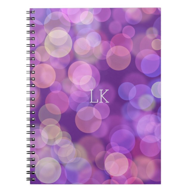 Pretty Floating Colour  Notebook (Front)