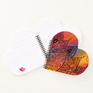 Pretty Floral Art Notebook