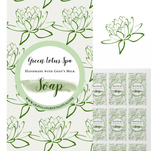Pretty Floral Beauty Packaging Sticker Label (Creator Uploaded)