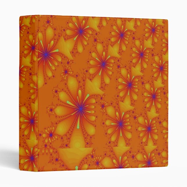 Pretty Floral Binder (Front/Spine)