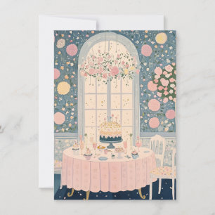 Pretty Floral Birthday Card