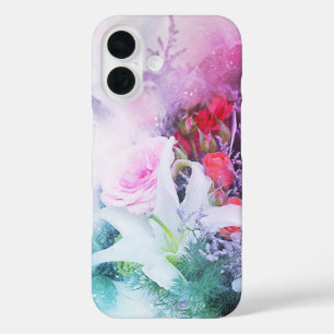 Pretty floral bouquet iPhone 16 case