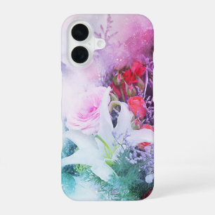 Pretty floral bouquet iPhone 16 case