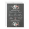 Pretty Floral Chalkboard Rehearsal Dinner
