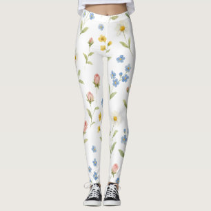 Pretty Floral Colourful YOGA Leggings
