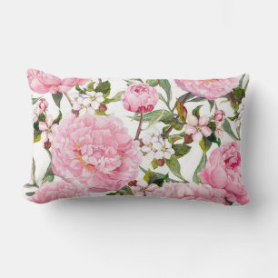 Pretty floral decorative eye-catching  lumbar pillow