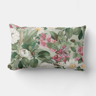 Pretty floral decorative eye-catching  lumbar pillow