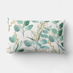 Pretty floral decorative eye-catching lumbar pillow