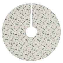 Pretty Floral Festive Cream and Green Flowers
