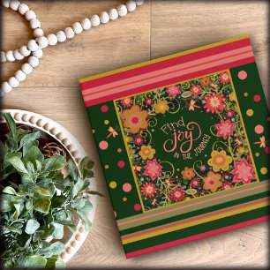 Pretty Floral Find Joy in the Journey Binder